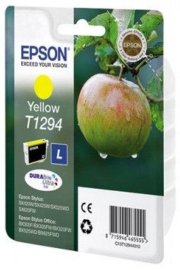 Картридж Epson Stylus SX230/235W/SX420W/SX425W/BX305F (O) C13T12944011/C13T12944012, Y #1