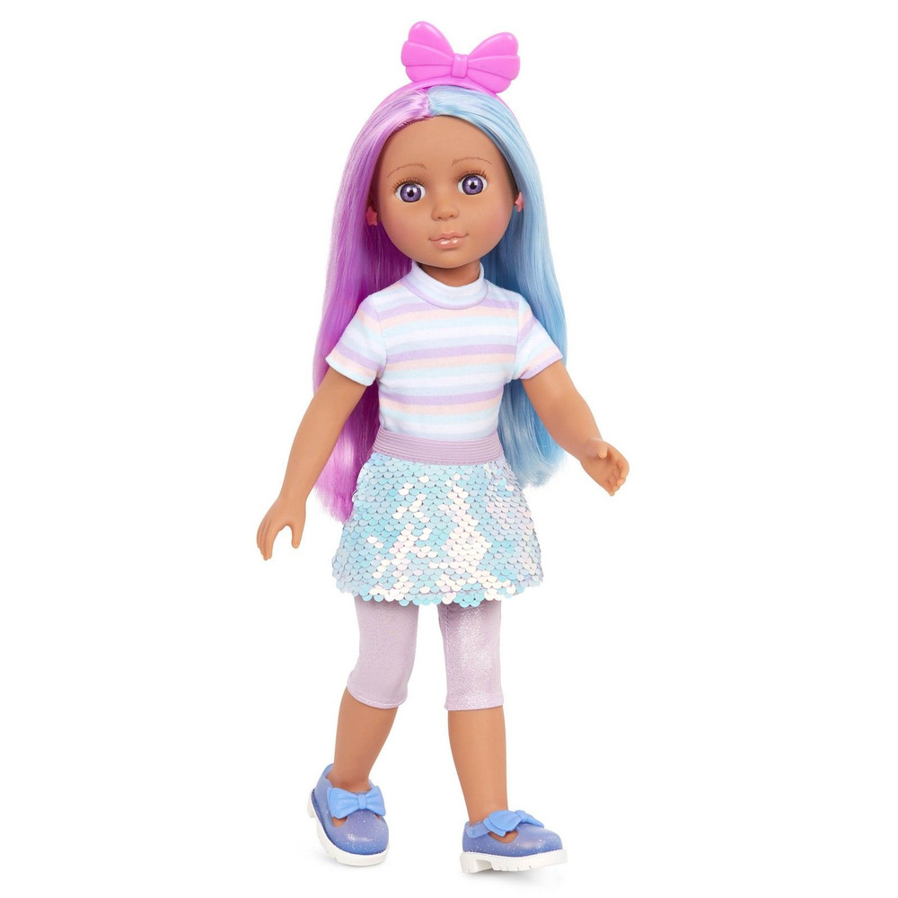 Кукла 35 см Glitter Girls Сиара с фиолетово-голубыми волосами и с аксессуарами для волос  #1