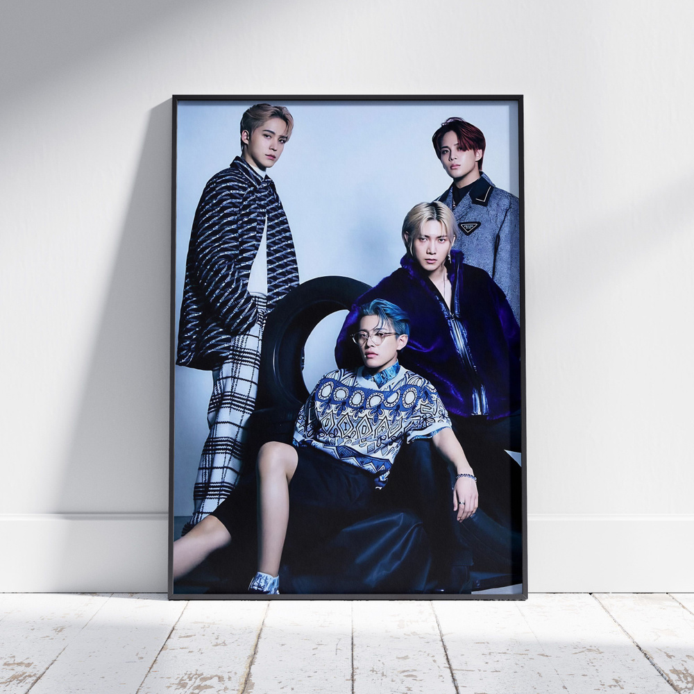 Плакат на стену для интерьера ATEEZ (Общее 7) - Постер по K-POP музыке формата A4 (21x30 см)  #1