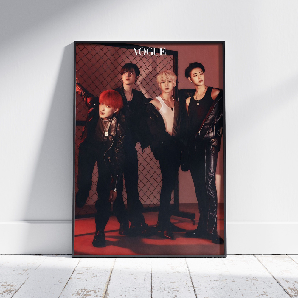 Плакат на стену для интерьера ATEEZ (Общее 6) - Постер по K-POP музыке формата A4 (21x30 см)  #1