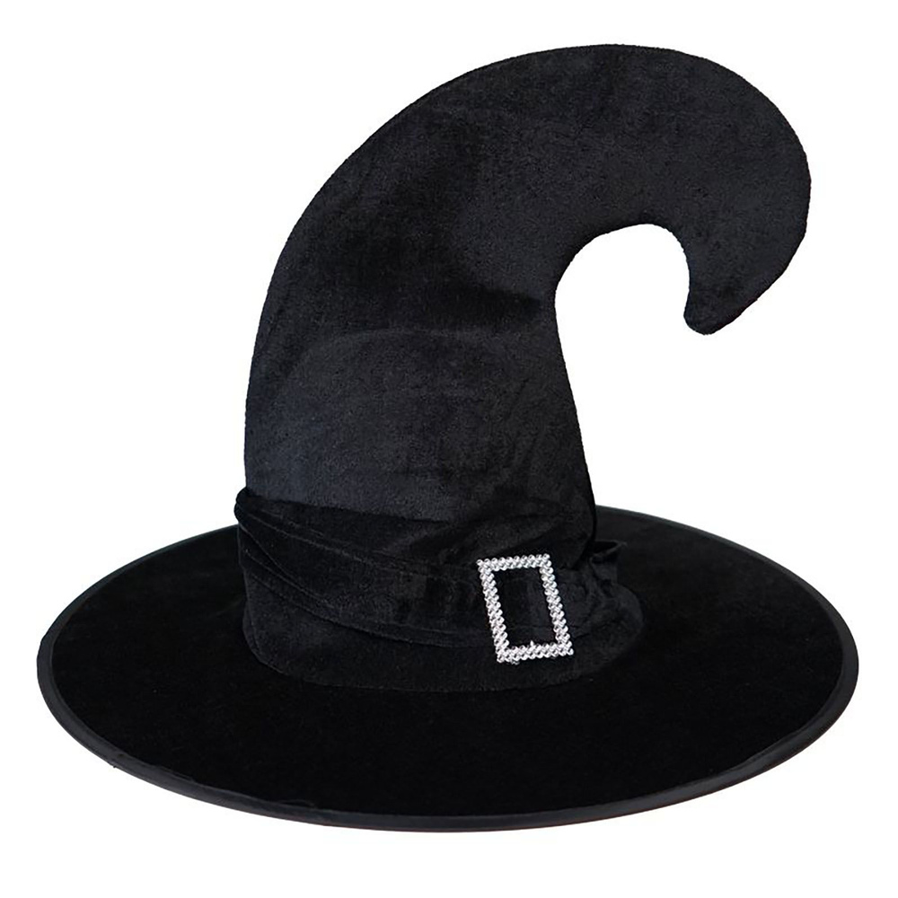 Шляпа "Ведьмы" Черная, велюр #1