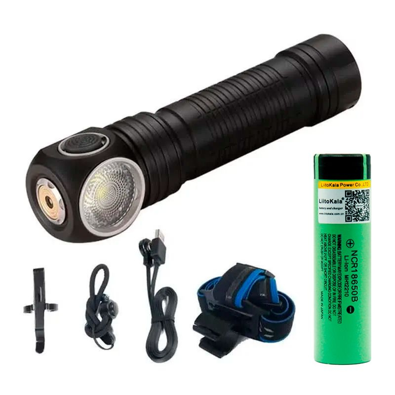 Налобный фонарь Skilhunt H300 Cree XHP50.2 NW 2500-Люмен, 5000K (комплект с аккумулятором 18650 Li-Ion) #1