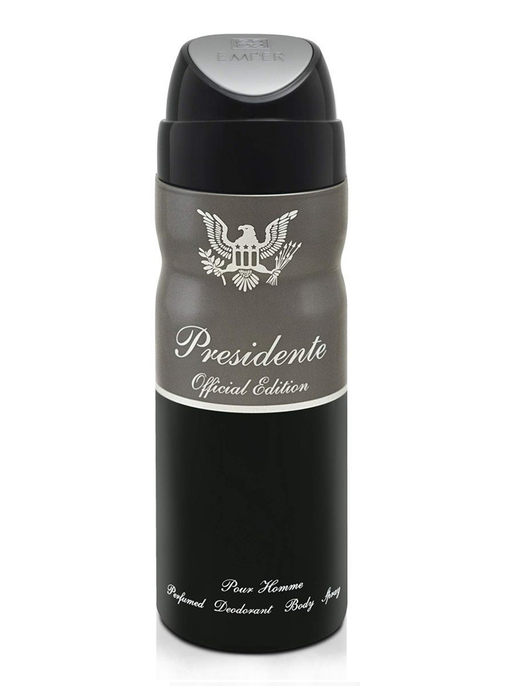 Emper President Парфюмированный дезодорант спрей мужской с фужерным ароматом, 200 мл  #1