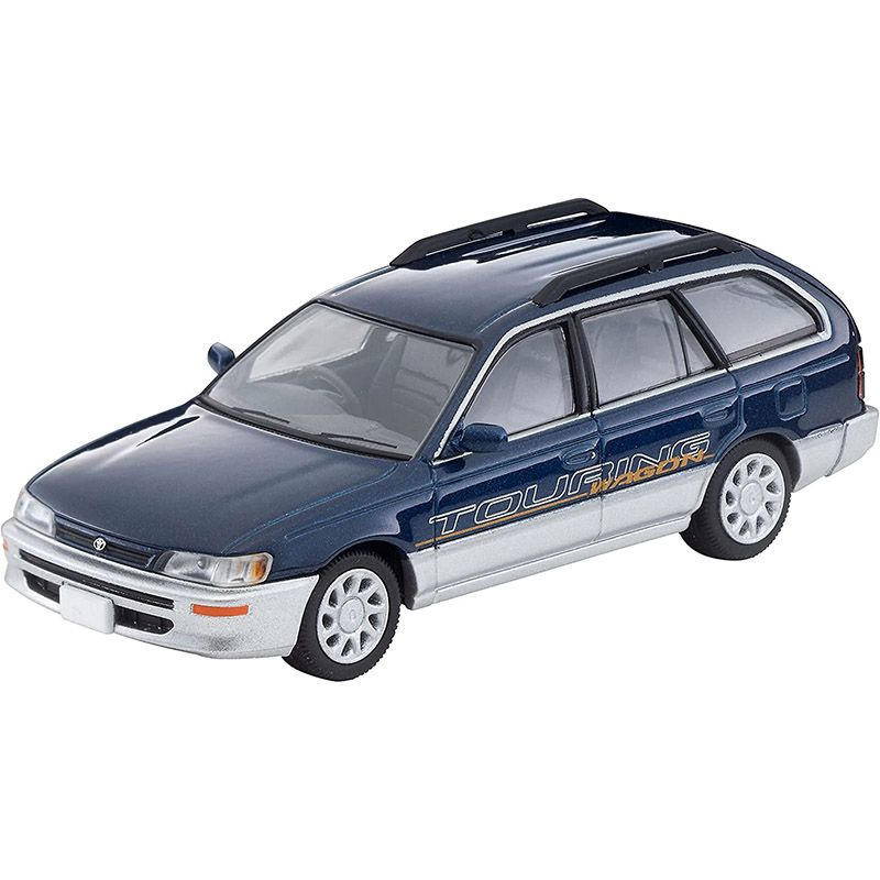 Машинка TAKARA TOMY Tomytec1/64 TLV Toyota Corolla Wagon L Touring LV-N287a Blue Model Toys #1