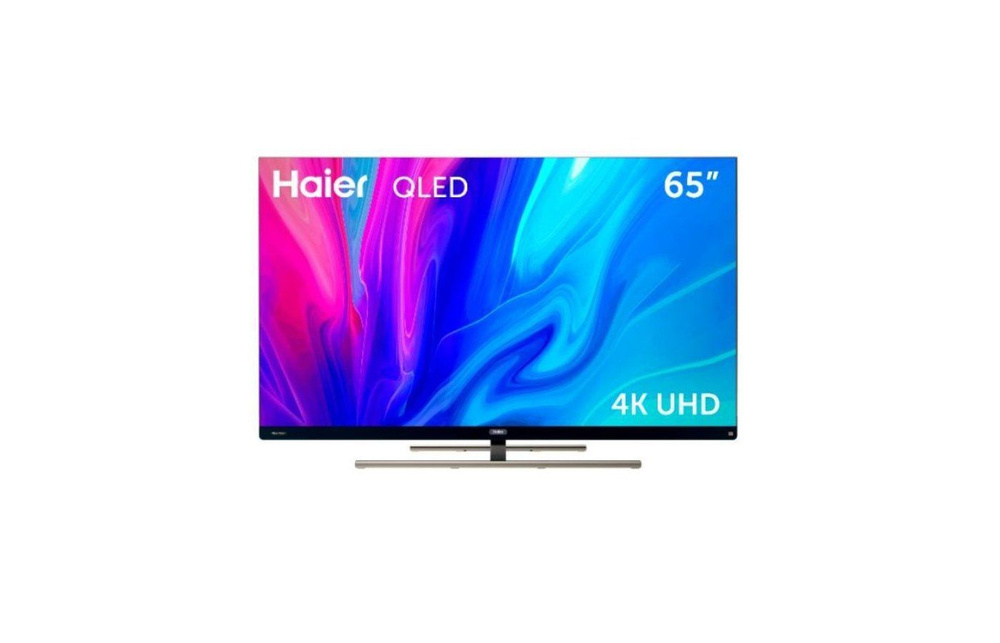 Haier Телевизор 65" 4K UHD, серый #1