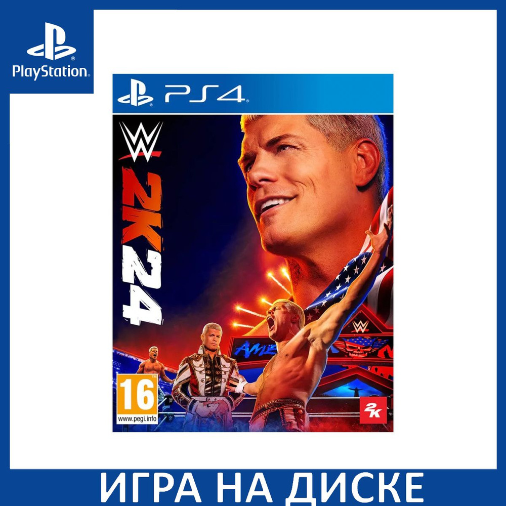 Игра WWE 2K24 PS4 Диск на PlayStation 4 #1