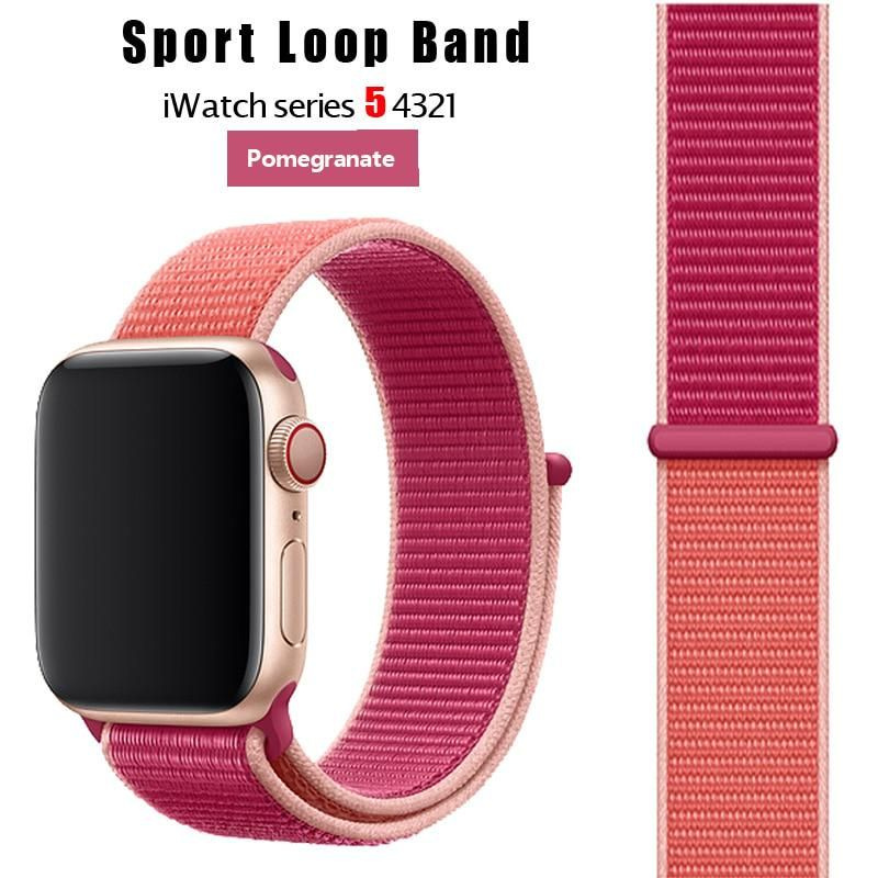 Нейлоновый ремешок для Apple Watch 38 / 40 / 41 mm Sport Loop Lilac #1