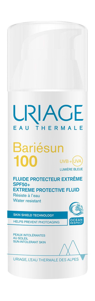 Солнцезащитная водостойкая эмульсия для лица Bariesun 100 Extreme Protective Fluid SPF 50+, 50 мл  #1