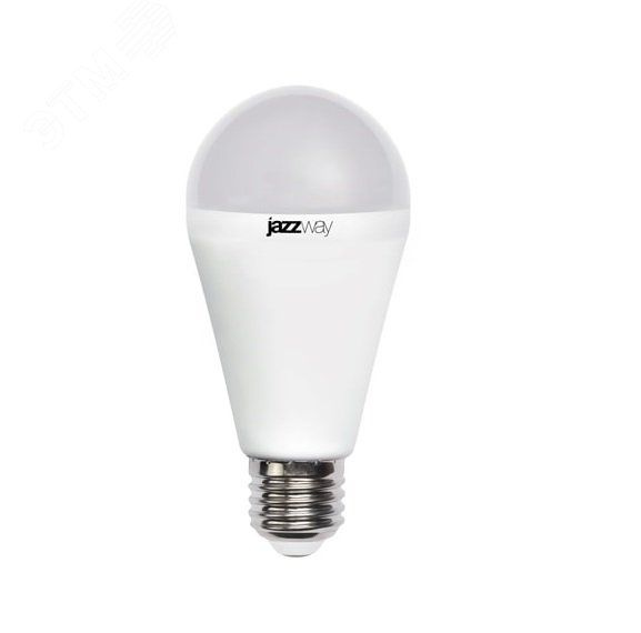 Лампа светодидная JazzWay LED 20вт E27 холодный белый, груша jazzway 5009462A  #1