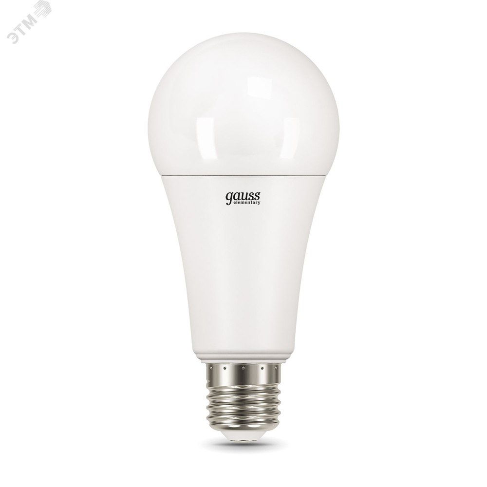 Лампа светодиодная GAUSS LED 25 Вт 2100 лм 4100К AC180-240В E27 А70 (груша) нейтральный Elementary 73225 #1