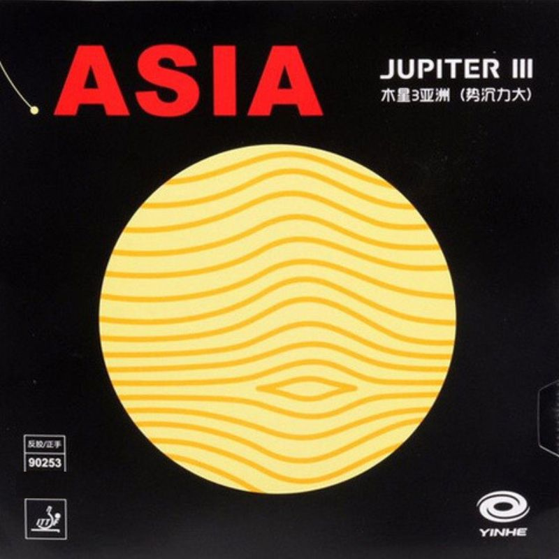 Накладка для н/тенниса Yinhe Jupiter III (3) Asia 37, Black, Max #1