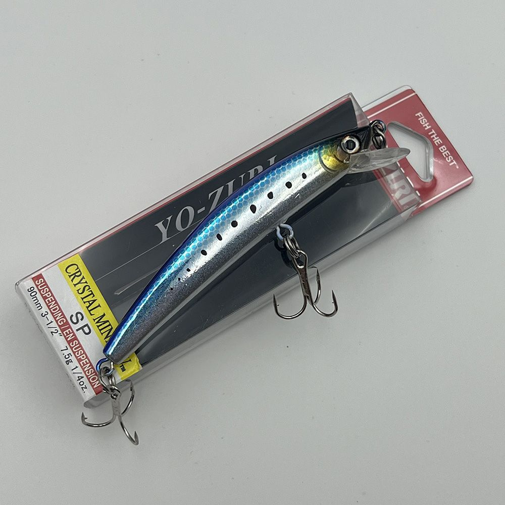 Воблер для рыбалки Yo Zuri Crystal Killer minnow-SP 90mm 7.5g на щуку, жерех, судак, окунь минноу  #1