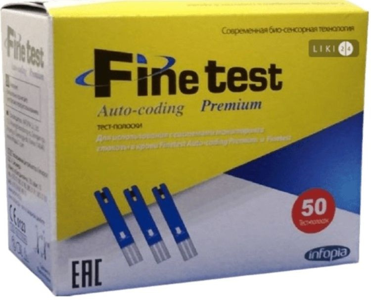 OSANG тест-полоски для глюкометра Finetest Auto Coding Premium #1