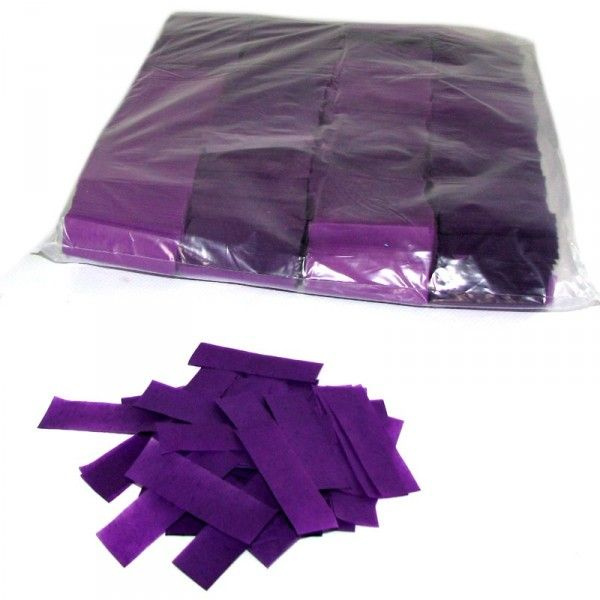 MLB VIOLET Confetti FP 50x20mm, 1 kg Бумажные конфетти 50 х 20 мм, с огнезащитной пропиткой, фиолетовый #1