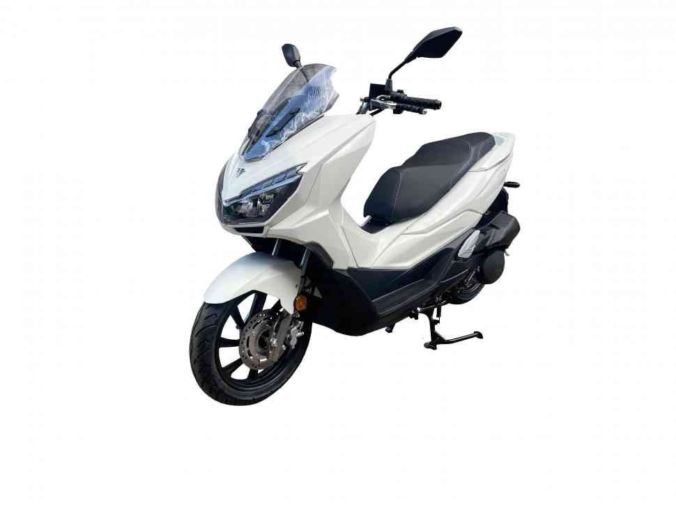 Скутер VMC PCX (200) (ЭПТС)WHIITE/MATT BLUE #1