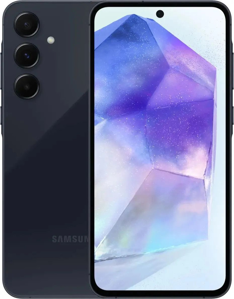 Samsung Смартфон Galaxy A55 5G Global 8/128 ГБ, темно-синий #1