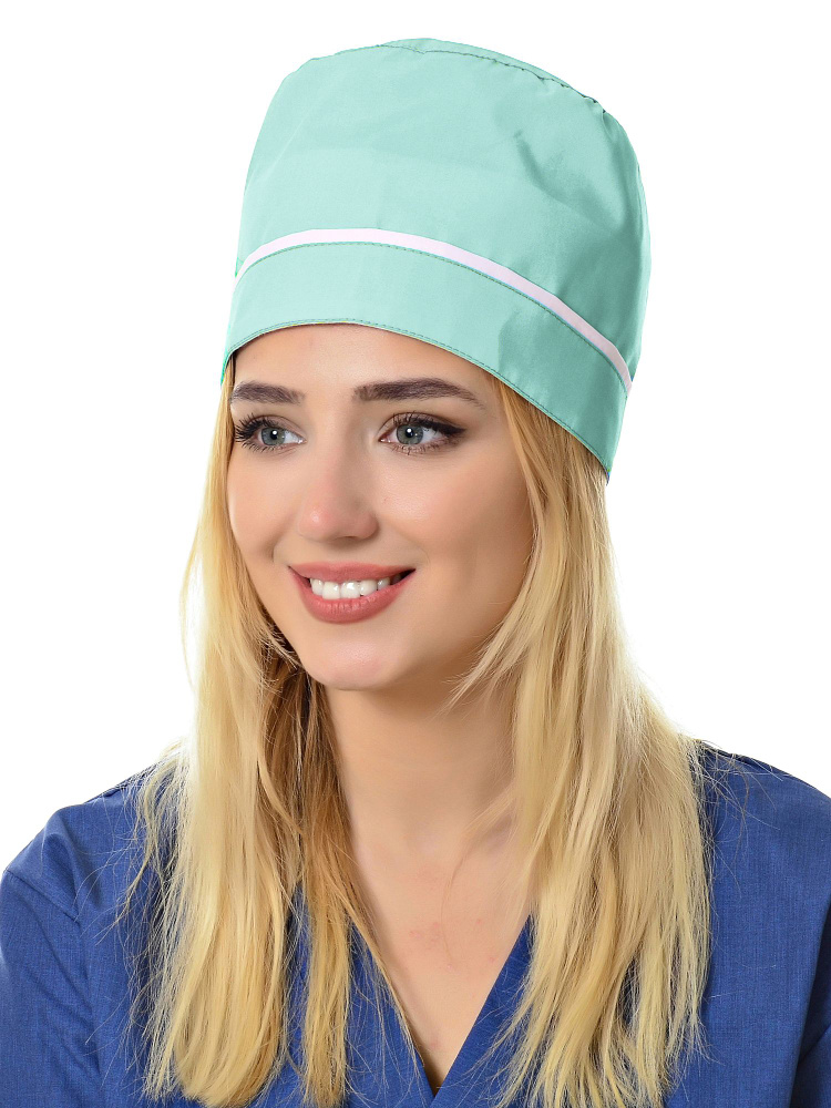Колпак медицинский чепчик MedicalWear / шапочка для хирургов / поварской колпак / медицинская одежда, #1