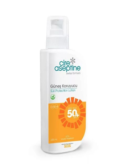 Турецкий солнцезащитныи лосьон Cire Aseptine Sun Protection Lotion 50 SPF UVA+UVB  #1