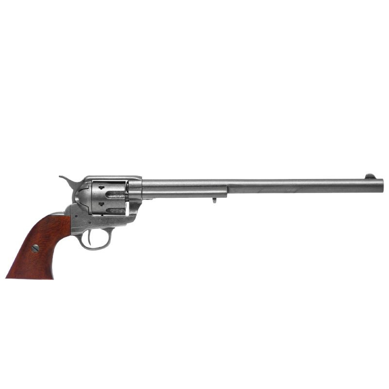 Револьвер кольт "Peacemaker"/"Миротворец"калибр 45, 1873 г. хром (декоративное сувенирное оружие)  #1