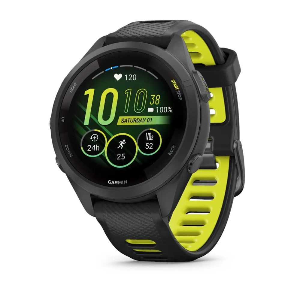 Смарт часы Garmin Forerunner 265s, черный ремешок #1