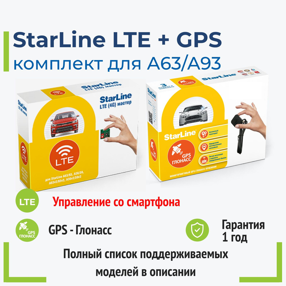 StarLine LTE модуль + GPS-ГЛОНАСС для A93/A63/E90 #1