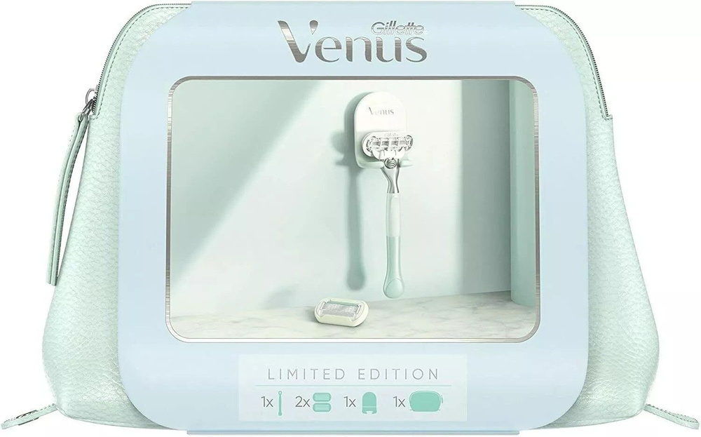 Venus Extra Smooth LIMITED EDITION Станок + 2 кассеты + подставка + косметичка  #1