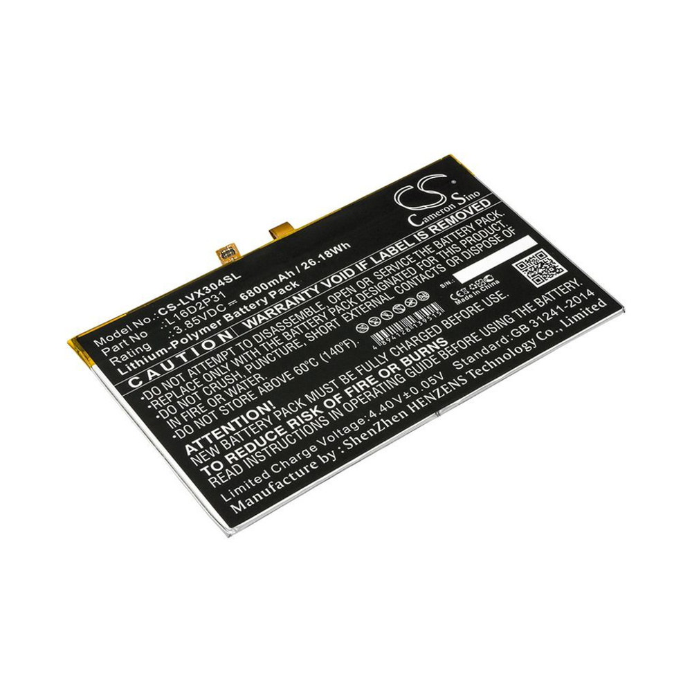Аккумуляторная батарея CameronSino CS-LVX304SL для планшетов Lenovo TB-X304L, TAB 4 10, TB-X304F  #1