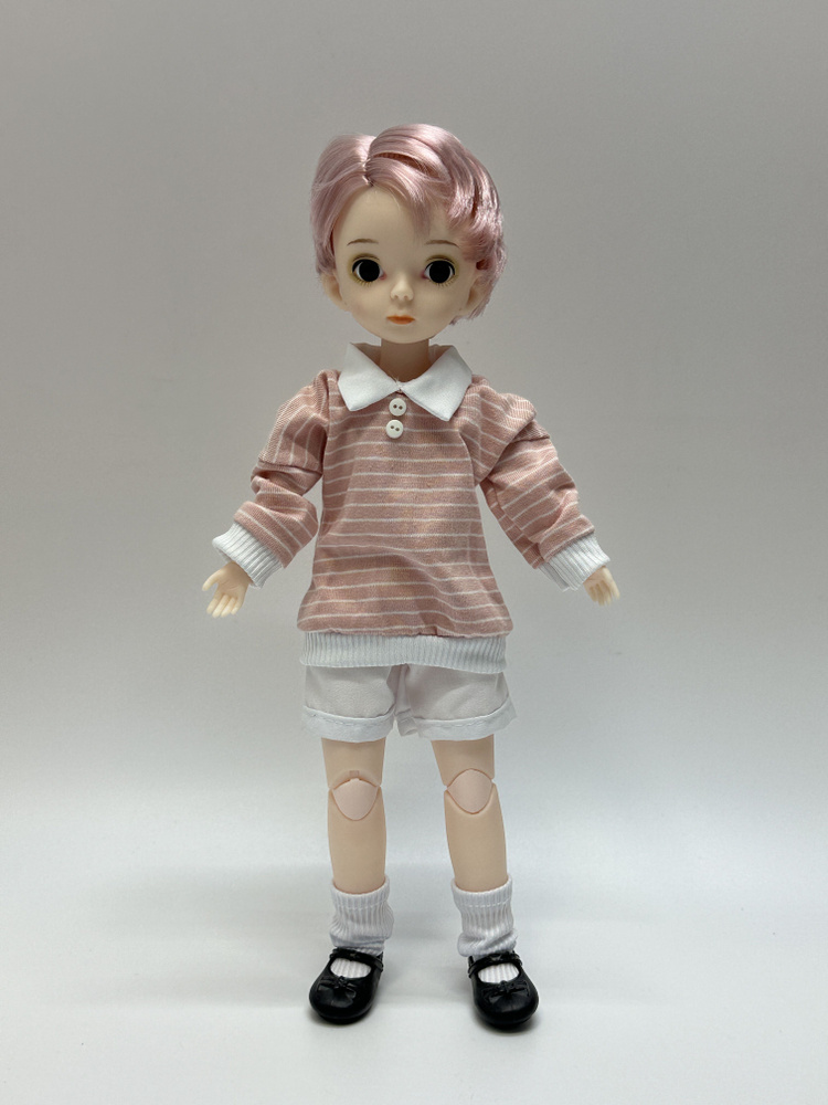 Кукла шарнирная 30 см с одеждой, / №16 / с большими глазами, для девочки, Коллекционная  #1