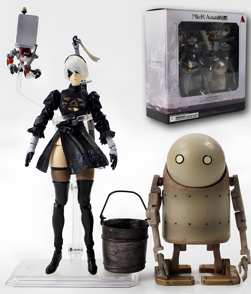 Фигурка Ниер: Автомата и механическая форма жизни Еруха / YoRHa No. 2 Type B NieR: Automata 2B (14см) #1