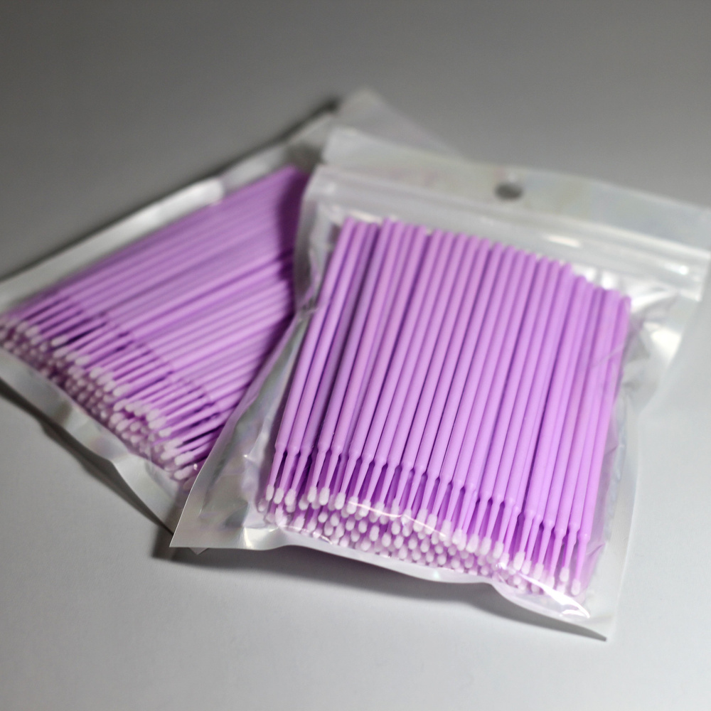 Микробраши 1,5 мм светло-фиолетовые, в пакете, 100 шт #1