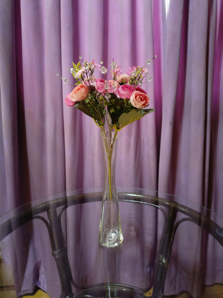 Декоративная ваза/Камелия #1