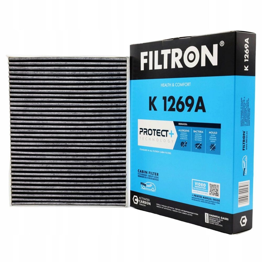 Фильтр салонный угольный FILTRON K1269A #1