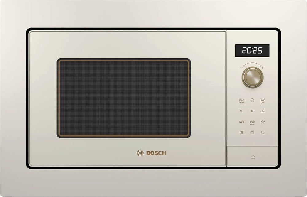 Встраиваемая микроволновая печь Bosch BEL653MP3, 25л, 4 программы размораживания, AutoPilot 8, кварцевый #1
