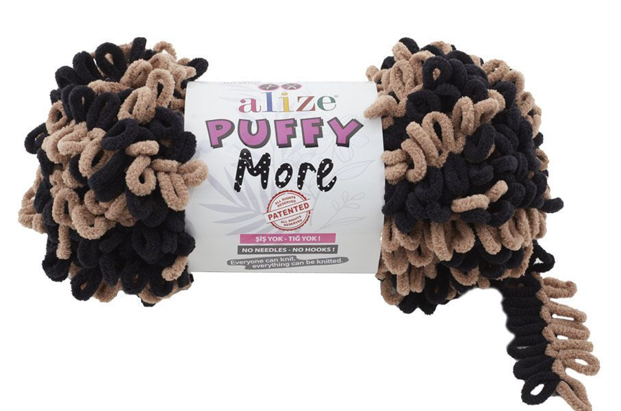 Пряжа из микрофибры Alize Puffy More - 1 моток (11,5 м) цвет 6289 #1