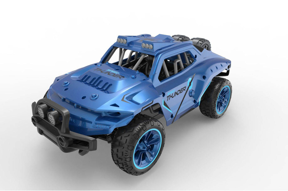 Машина на радиоуправлении / Внедорожник Монстр-Трак TKKJ K06 4WD масштаб 1:16 2.4G / Синий  #1