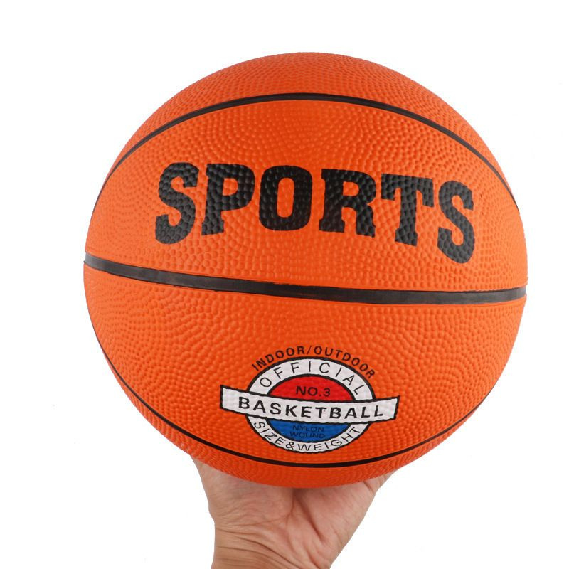 SkD Мяч баскетбольный, 3 размер, оранжевый #1