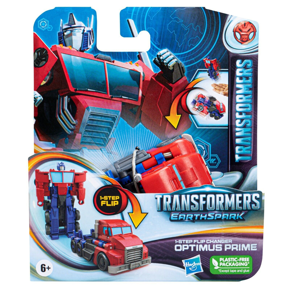 Transformers Трансформер Earthspark, terran 1 step flip, 10 см #1
