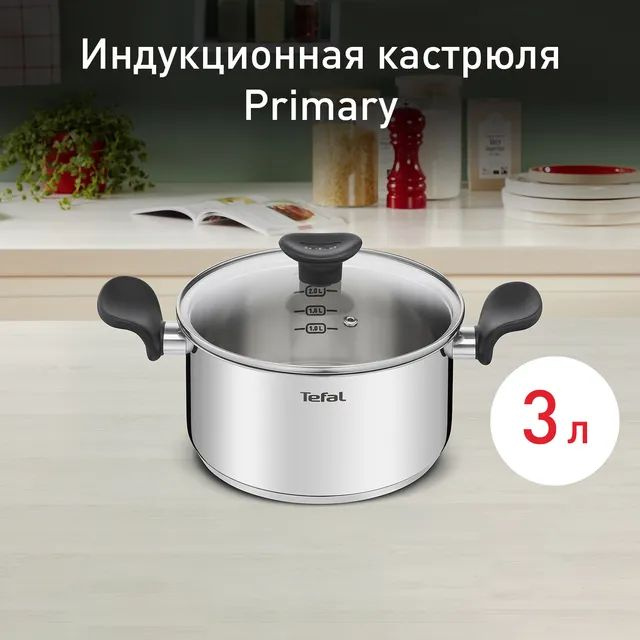 Tefal Кастрюля, Нержавеющая сталь, 3 л #1