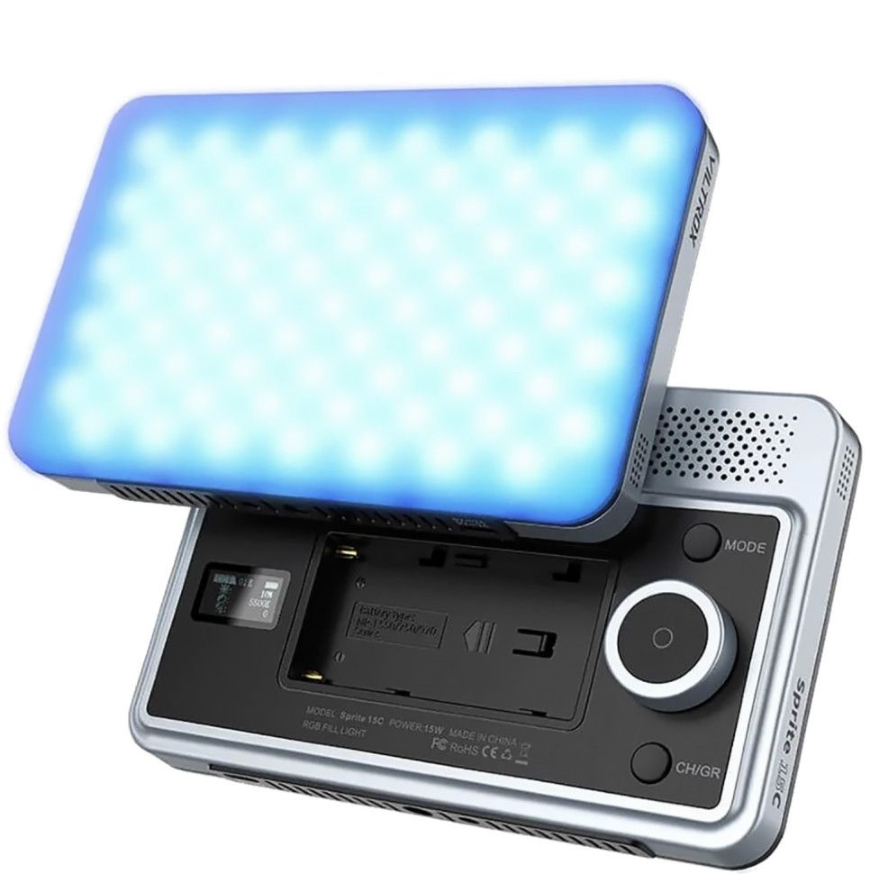 Портативный светодиодный панельный светильник VILTROX Sprite 15C  #1