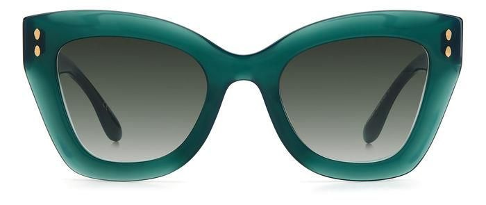 Женские солнцезащитные очки Isabel Marant IM 0050/G/S 1ED 9K, цвет: зеленый, цвет линзы: зеленый, бабочка, #1