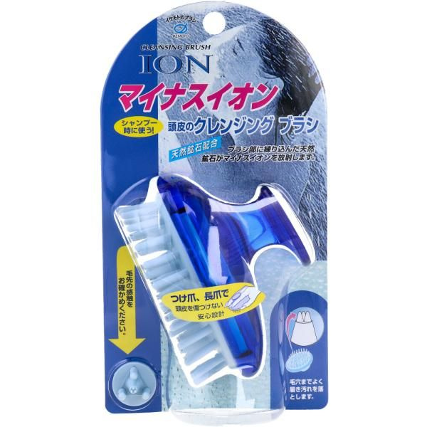 IKEMOTO Cleansing Brush Щетка массажная для очищения кожи головы с отрицательными ионами  #1