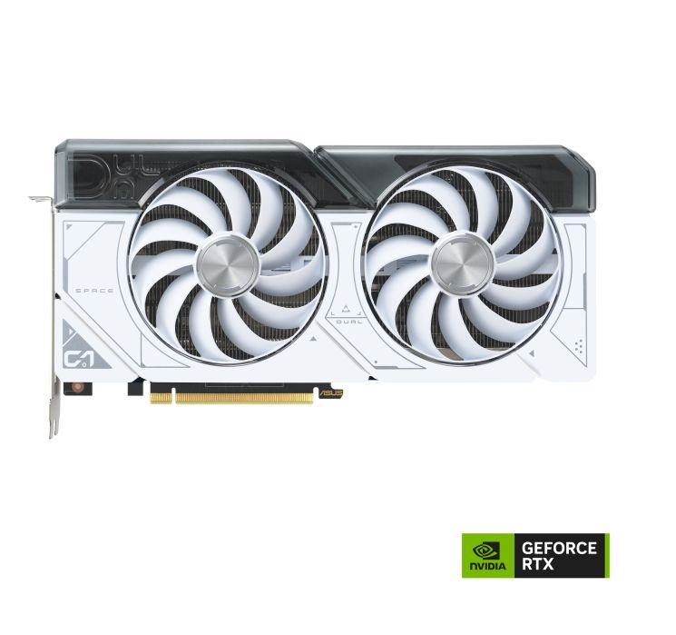 ASUS Видеокарта GeForce RTX 4070 ASUS Dual GeForce RTX 4070 White OC Edition 12GB GDDR6X 12 ГБ (DUAL-RTX4070S-O12G-WHITE #1