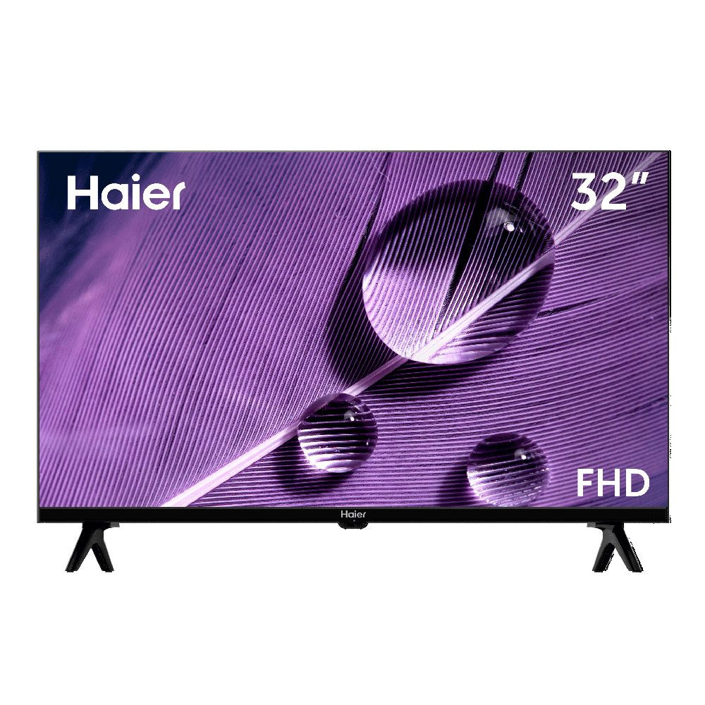 Haier Телевизор 32" Full HD, черный #1