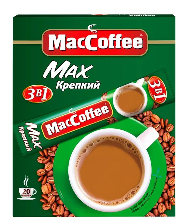 Кофейный напиток MacCoffee Maх 3в1 растворимый 3в1 16г, 20 шт #1