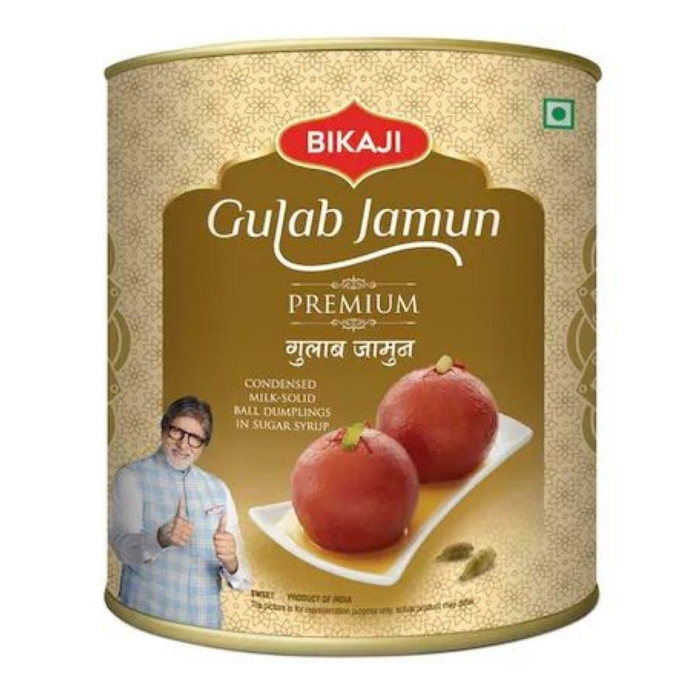 Шарики в сиропе Bikaji индийская сладость Гулаб Джамун мини, Gulab Jamun mini Gol-M-Gol, 1 кг  #1