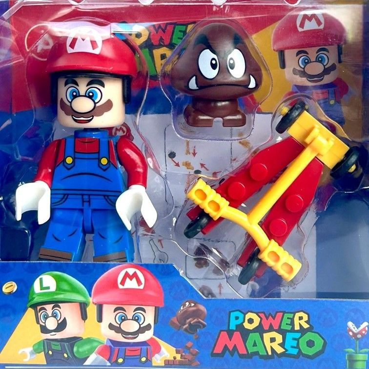 2A Конструктор minifigures Super Mario, фигурка Супер Марио 8 см. #1