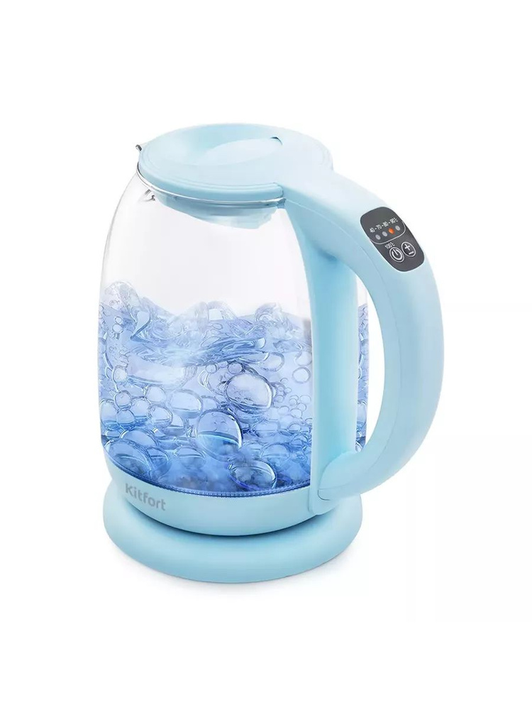 Чайник электрический KT-640-1 голубой #1