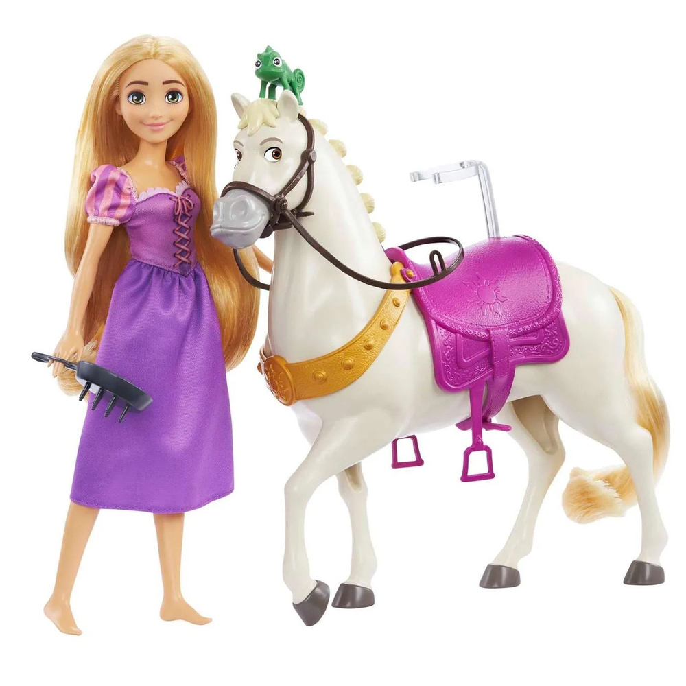 Кукла Disney Princess Рапунцель и Максимус HLW23 #1