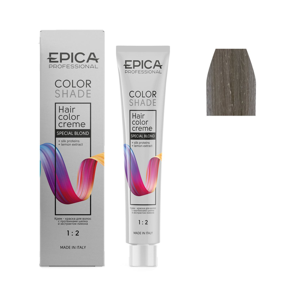 Epica Professional Крем-краска COLORSHADE, 100 мл / тон 12.11 специальный блонд пепельный интенсивный #1