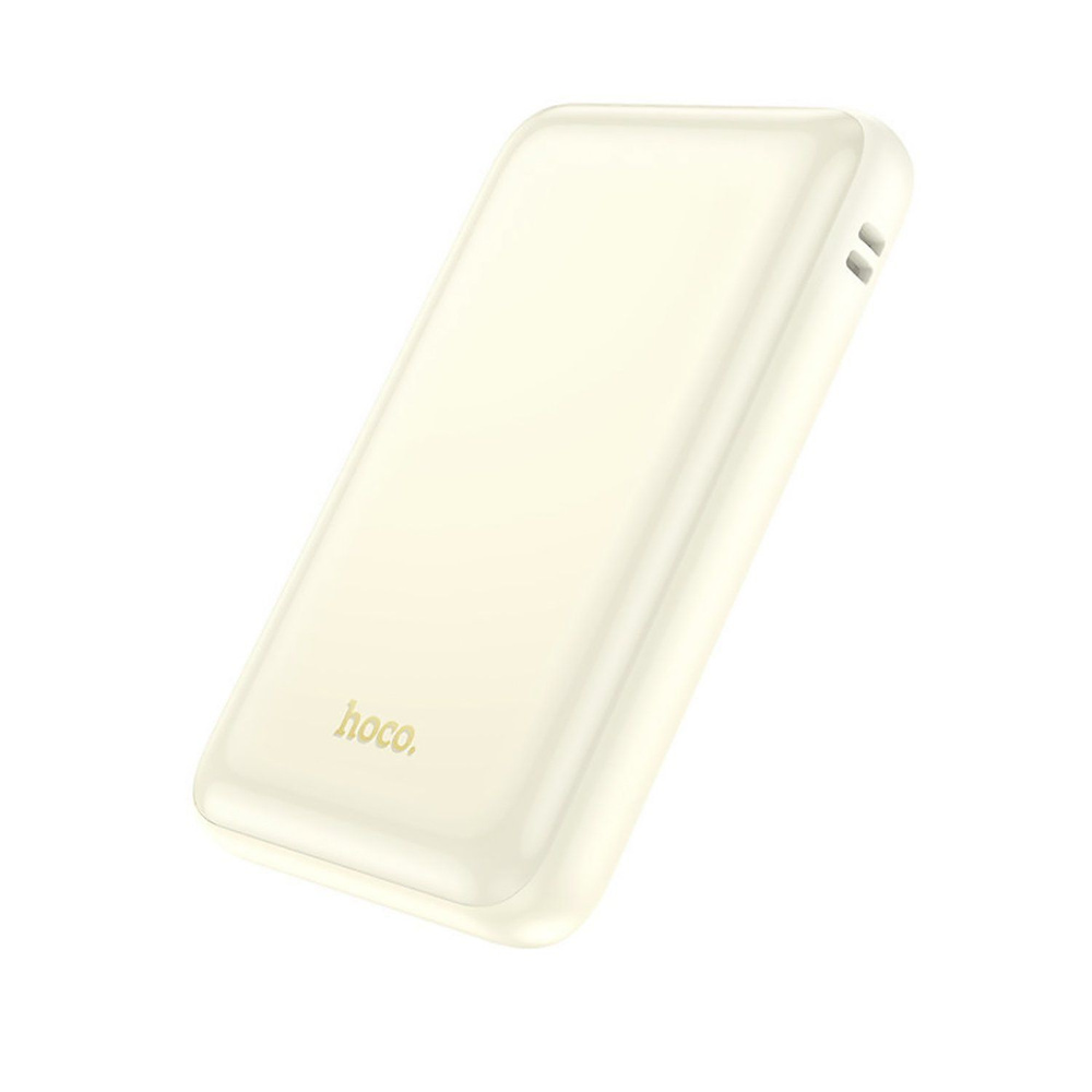 Внешний аккумулятор Hoco Q21 Great, 22.5W, 10000mAh, кремовый, 1 шт #1